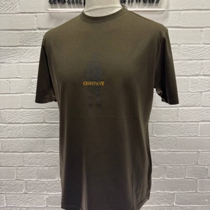 CP COMPANY 164A  30/1 Jersey T-shirt in Green