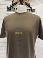 CP COMPANY 164A  30/1 Jersey T-shirt in Green - Image 3
