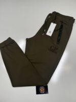 CP COMPANY 072A JOGGING PANT IN LIGHT  FLEECE - GREEN / 683