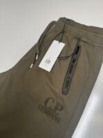 CP COMPANY 072A JOGGING PANT IN LIGHT  FLEECE - GREEN / 683 - Image 2