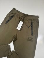 CP COMPANY 072A JOGGING PANT IN LIGHT  FLEECE - GREEN / 683 - Image 4