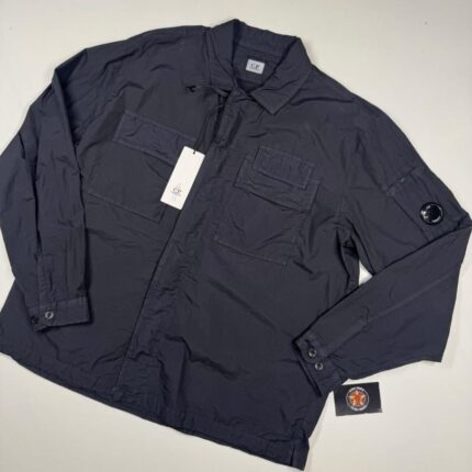 CP Company Taylon - L zip overshirt  in Navy / 888  - XL / 25.5” p2p