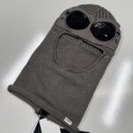 C.P. Company 301A Extrafine Merino Wool Goggle Balaclava in Vintage Khaki