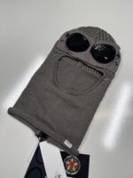 C.P. Company 301A Extrafine Merino Wool Goggle Balaclava in Vintage Khaki