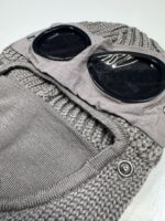 C.P. Company 301A Extrafine Merino Wool Goggle Balaclava in Vintage Khaki - Image 2