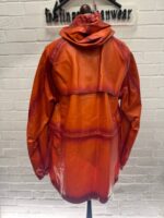 CP COMPANY 129A BI-FILM PARKA LENS JACKET IN PUMPKIN ORANGE - Image 5