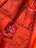 CP COMPANY 129A BI-FILM PARKA LENS JACKET IN PUMPKIN ORANGE - Image 3