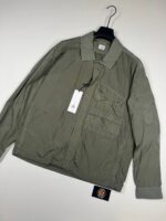C.P. COMPANY 090A Chrome-R Zipped Overshirt in GREEN / 674