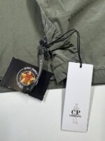 C.P. COMPANY 090A Chrome-R Zipped Overshirt in GREEN / 674 - Image 5