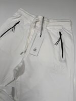 CP COMPANY 072A JOGGING PANT IN LIGHT  FLEECE - WHITE / 103 - Image 5