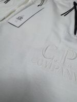 CP COMPANY 072A JOGGING PANT IN LIGHT  FLEECE - WHITE / 103 - Image 6
