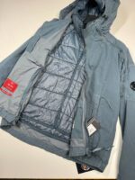 CP Company 275A 50 Fili Rubber Jacket in blue - Image 3