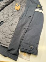 Stone Island 42149 DAVID-TC WITH PRIMALOFT® P.U.R.E™ INSULATION TRENCH COAT IN NAVY - Image 2