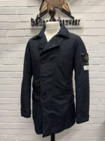 Stone Island 42149 DAVID-TC WITH PRIMALOFT® P.U.R.E™ INSULATION TRENCH COAT IN NAVY - Image 5