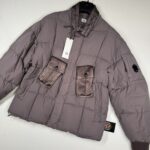 CP Company 204A Flatt Nylon down jacket in Purple Dove