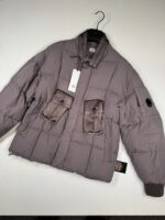 CP Company 204A Flatt Nylon down jacket in Purple Dove