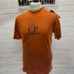CP COMPANY 063A 30/1 Jersey T-shirt in orange
