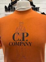 CP COMPANY 063A 30/1 Jersey T-shirt in orange - Image 2