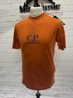 CP COMPANY 063A 30/1 Jersey T-shirt in orange - Image 3