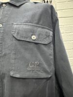CP COMPANY 277A  Corduroy Multi Pocket Shirt in black sand / 995 - Image 4