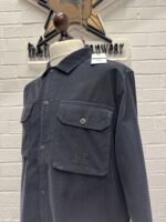 CP COMPANY 277A  Corduroy Multi Pocket Shirt in black sand / 995 - Image 6