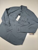 CP Company 296A Long sleeve Emerized Popeline Shirt in blue / 871 -   Large / 22” p2p - Image 3
