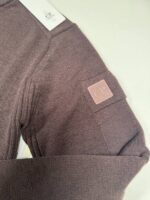 CP company 017A Metropolis Lambswool Jumper in rum & Raisen brown   - Large / p2p 22” - Image 2