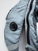 Cp Company 735A  medium sized cross bag in nylon B.       Colour - 809 / Blue - Image 3