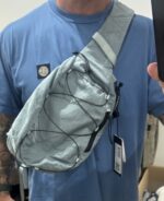 Cp Company 735A  medium sized cross bag in nylon B.       Colour - 809 / Blue
