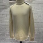 CP company Fleece Knit Turtleneck Sweater in alpaca soft wool -  Large  / 22” p2p