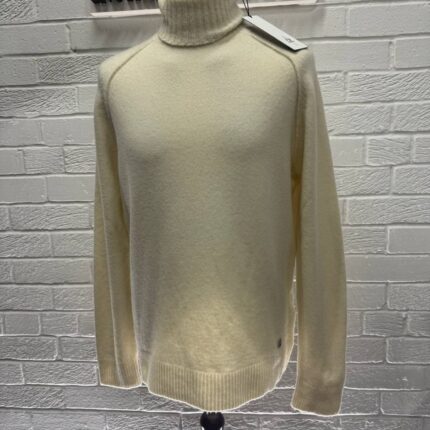 CP company Fleece Knit Turtleneck Sweater in alpaca soft wool -  Large  / 22” p2p