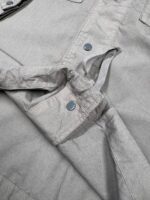 CP COMPANY 237A Long Sleeve Overshirt Cotton Rip- stop in vintage khaki    Large. / p2p 23” - Image 4