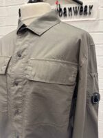 CP COMPANY 237A Long Sleeve Overshirt Cotton Rip- stop in vintage khaki    Large. / p2p 23” - Image 6