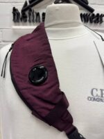 Cp Company 114A medium sized cross bag in nylon B.        Colour 790 / Potent Purple - Image 5