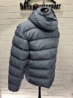 CP COMPANY 079A Chrome R Down Goggle Jacket in Flint stone blue  -    Large / 24” p2p - Image 8