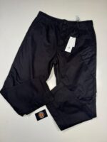 C.P. Company 110A Cargo Pants satin stretch in black  -Loose fit