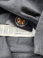 C.P. Company 162A Armored Stretch Satin Hooded Buttoned Overshirt in Black Sand / 995 - Image 5