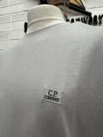 CP COMPANY 068A 30/1 Jersey T-shirt in Grey  •     XS  / P2P 19” - Image 2