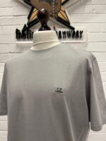 CP COMPANY 068A 30/1 Jersey T-shirt in Grey  •     XS  / P2P 19” - Image 3