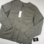 C.P. Company 161A Armored Stretch Buttoned Overshirt in Grape Leaf