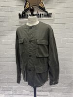 C.P. Company 161A Armored Stretch Buttoned Overshirt in Grape Leaf - Image 3