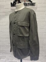 C.P. Company 161A Armored Stretch Buttoned Overshirt in Grape Leaf - Image 4
