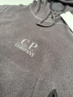 CP COMPANY 292A HOODED SWEATSHIRT IN WOOL POLAR FLEECE- BOULEVARD / 771 - Image 2