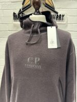 CP COMPANY 292A HOODED SWEATSHIRT IN WOOL POLAR FLEECE- BOULEVARD / 771 - Image 4