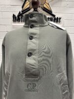 CP Company 288A  Brushed Diagonal Fleece Sweatshirt in Green - Image 5
