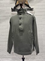 CP Company 288A  Brushed Diagonal Fleece Sweatshirt in Green - Image 6