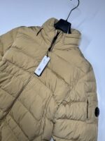 CP COMPANY 028A Eco-Chrome R Down Jacket in  Golden Sand - Image 2