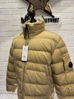 CP COMPANY 028A Eco-Chrome R Down Jacket in  Golden Sand - Image 8