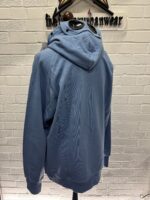CP Company 080A Diagonal Raised Fleece goggle Hood Sweatshirt in light blue  -  XXXL / 26.5” P2P - Image 8