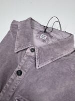 CP Company 160A long sleeve winter corduroy shirt in Purple Dove  - Large /  22.5” P2P - Image 4